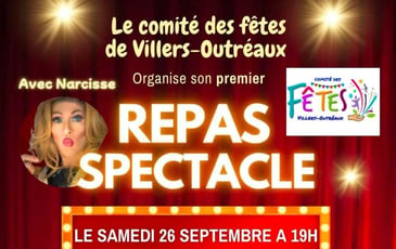 Repas spectacle à Villers-Outréaux