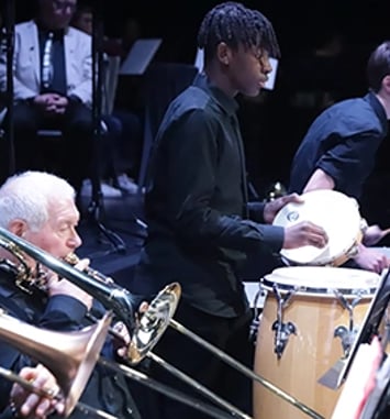 Concert de Sainte-Cécile par les sociétés musicales aulnésiennes