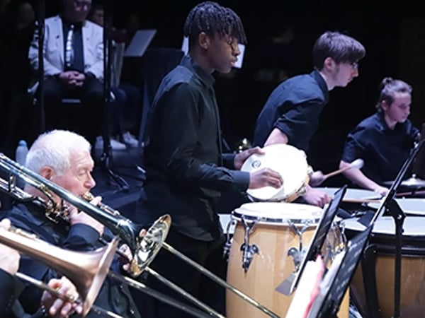 Concert de Sainte-Cécile par les sociétés musicales aulnésiennes