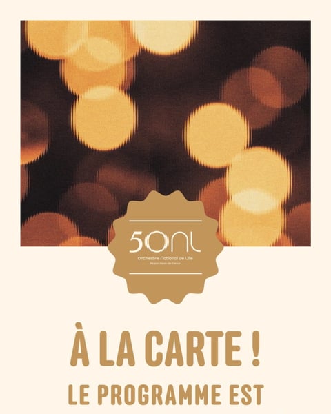 À la carte !