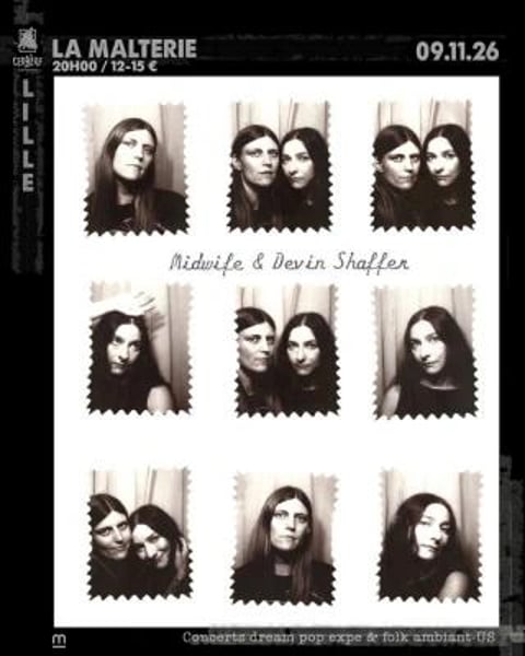 Concerts dream pop expé & folk ambiant-US : Midwife + Devin Shaffer