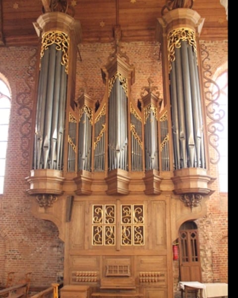 Luc Ponet à l'orgue de Looberghe