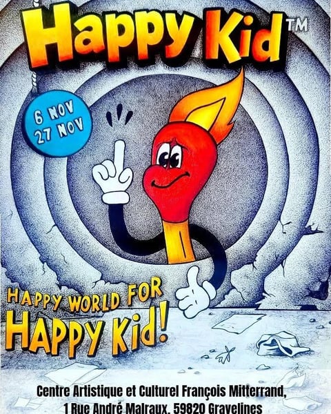 Exposition "Happy Kid, le futur est radieux, c’est contractuel"