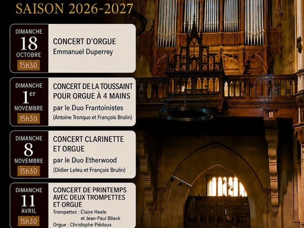 Festival des Orgues de la paroisse Saint-Pierre de Tourcoing
