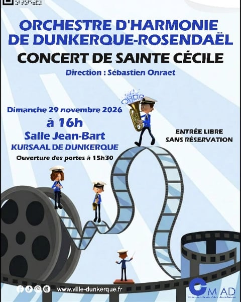 Concert de la Sainte Cécile de l'Orchestre d'Harmonie de Dunkerque-Rosendaël