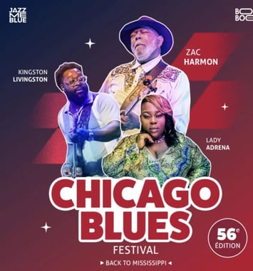 Chicago Blues Festival : Zac Harmon, Kingston Livingston et Lady Adrena