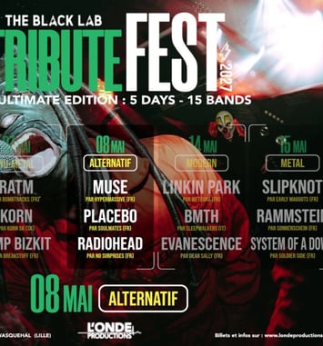 Tribute Fest, soirée rock alternatif : Radiohead, Placebo, Muse