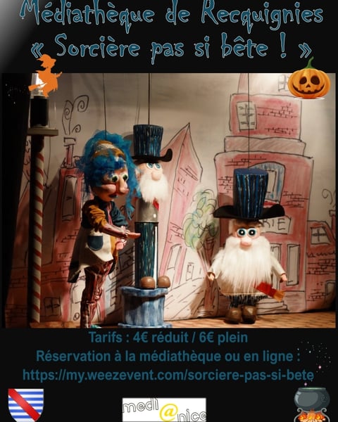 « Sorcière pas si bête » par le Théâtre de marionnettes de Ronchin