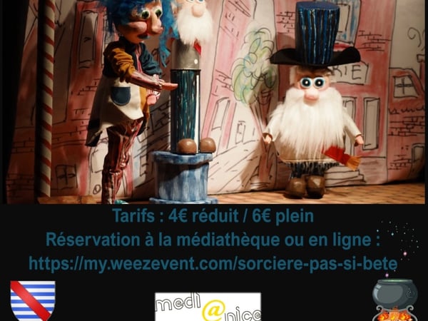 « Sorcière pas si bête » par le Théâtre de marionnettes de Ronchin