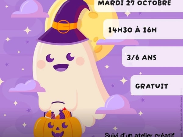 L’heure du conte d’Halloween – Boo !