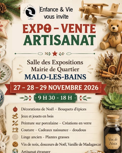Expo-vente - Enfance & Vie 2026