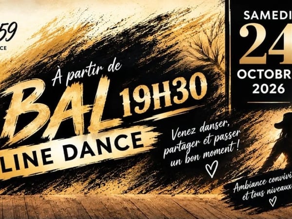 Bal Line Dance, danse en ligne
