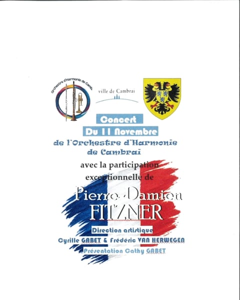 Concert du 11 novembre, Orchestre d'Harmonie de Cambrai